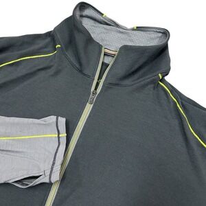 Smartwool 1/2 Zip Pullover Sweater Mens XL Merino Wool PHD Gray Mock Neck